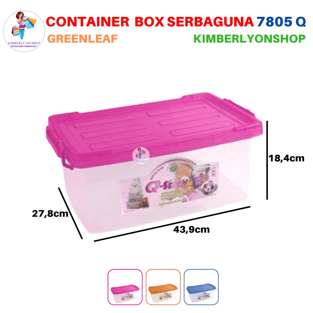 Box Container 14,5 Liter 7805 Green Leaf