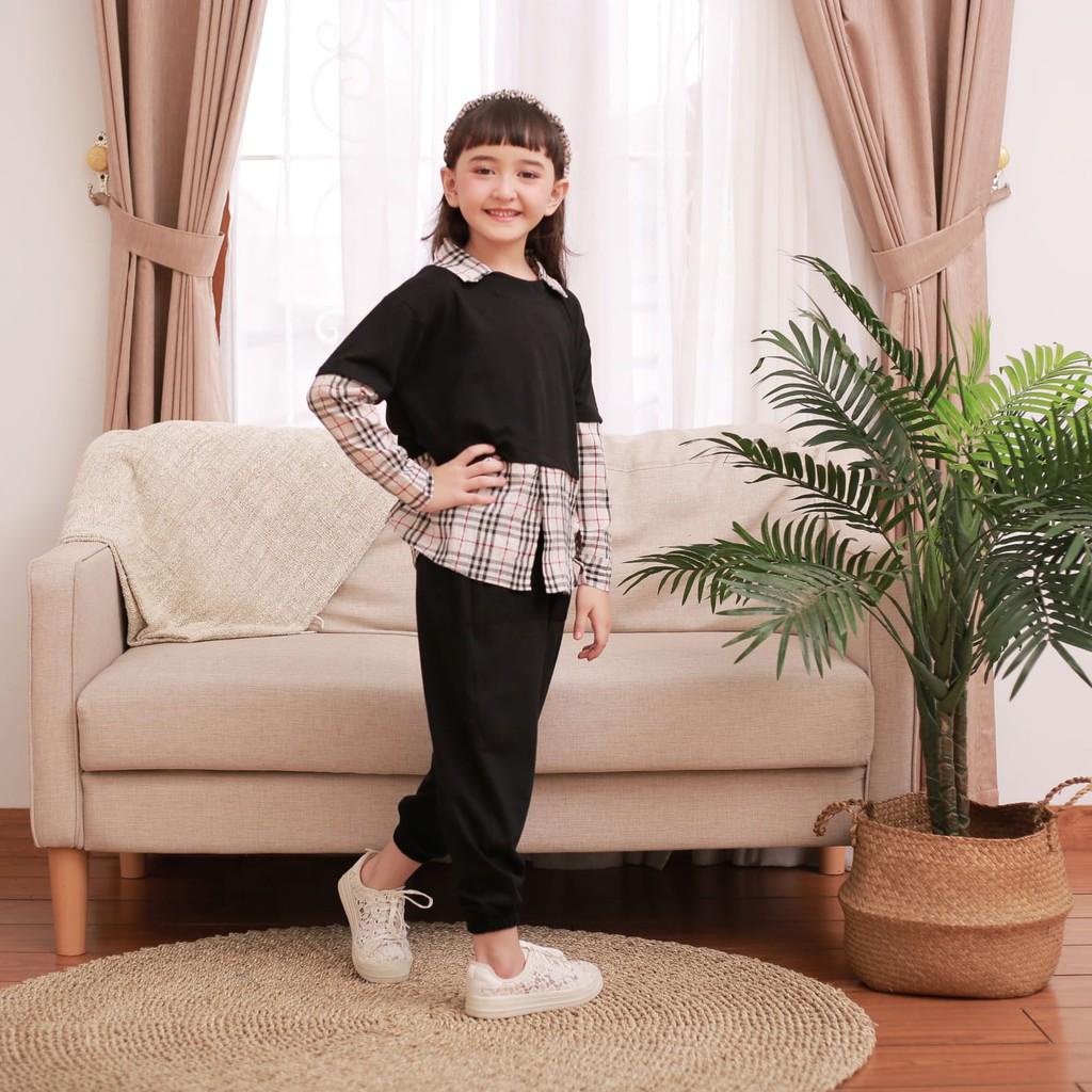 BEFAST - ZTL OOTD Setelan Anak YOONA / set anak shelina / Setelan Terbaru Anak-Anak Perempuan / Pakaian Anak Jalan-Jalan / Oneset Casual Anak / Set Atasan Lengan Panjang+Celana Panjang / Oneset Terlaris / Termuraj