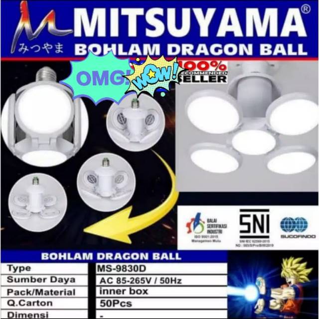 Lampu Dragon Ball Emergency JP881