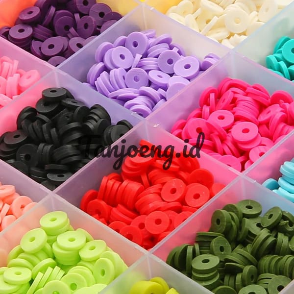 Manik manikBulat Bahan Polymer Clay Untuk Aksesoris DIY