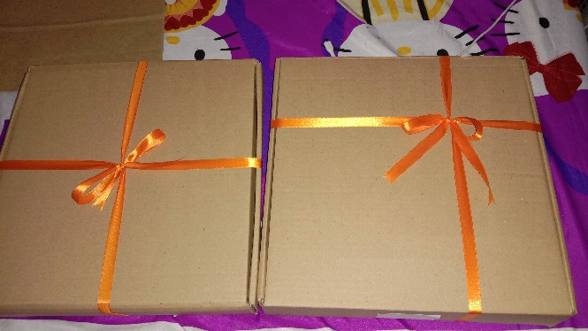 Mailer Box Polos / Box Pizza Polos 30x30x5 Cm ( 1pack Isi 25pcs )