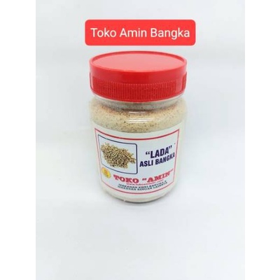 

Lada Putih Halus Khas Bangka Toko Amin Kemasan Botol