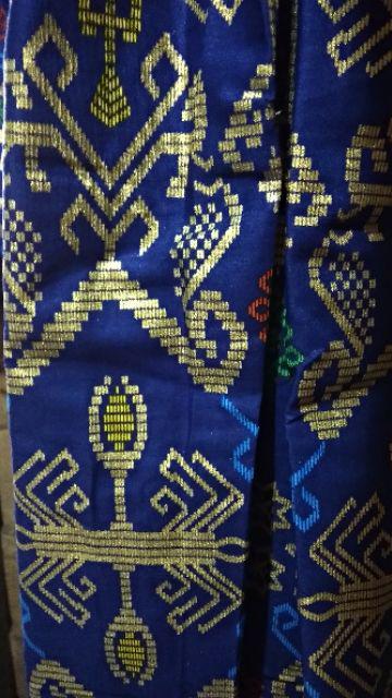 Sarimbit Couple Pasangan Batik Rok N Blus Wanita Narita Prodo Span Panjang Biru