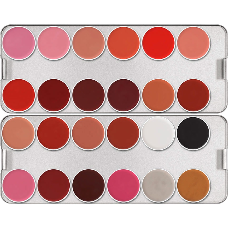 Kryolan Lip Rouge Palette 24 Warna