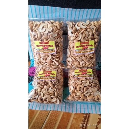 

kacang mente mentah dan mateng