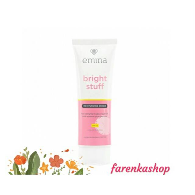 EMINA BRIGHT STUFF MOISTURIZING CREAM / PELEMBAB EMINA / moisturizer