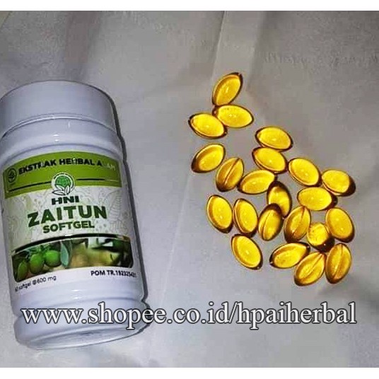 Zaitun Softgel Hni Hpai Isi 60 Kapsul Indonesia