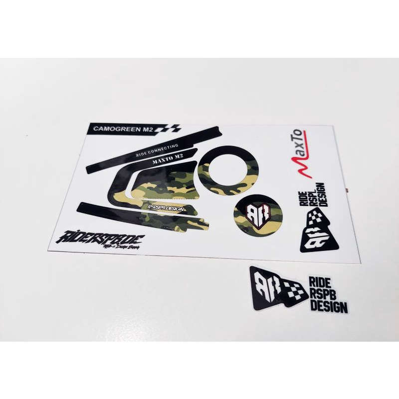 CAMO GREEN M2 - STICKER GARSKIN DECAL SKIN COVER MAXTO M2