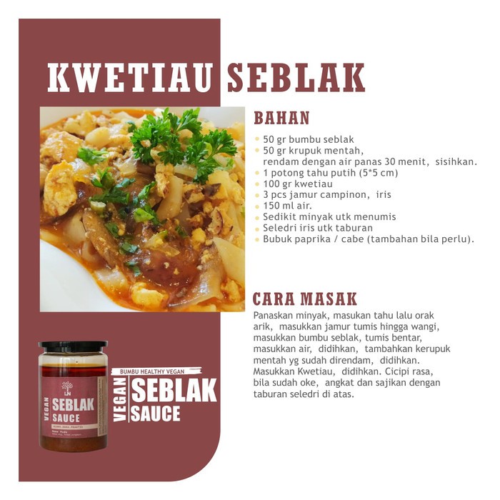 

Best Seller - Vegan Seblak Sauce Nett 250Gr