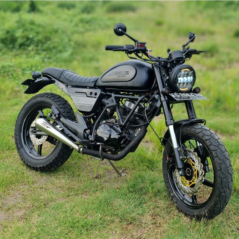 TANGKI CUSTOM DUCATI  SCRAMBLER MEGAPRO MONO, TIGER, SCORPIO, GL MEGAPRO, THUNDER