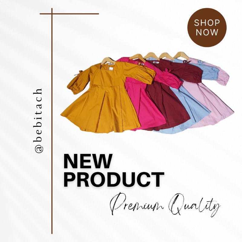 DRESS ZARA POPLIN | bebitach (BAJU ANAK & DRESS ANAK)
