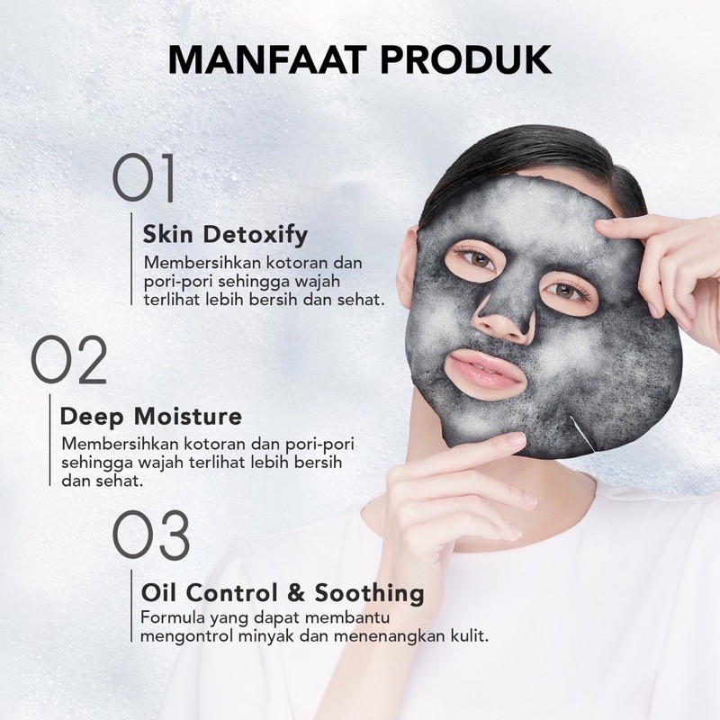 YOU Bubble Detox Purifying Bubble Sheet Mask / Masker Bubble / Bubble Mask / Masker Bubble Viral