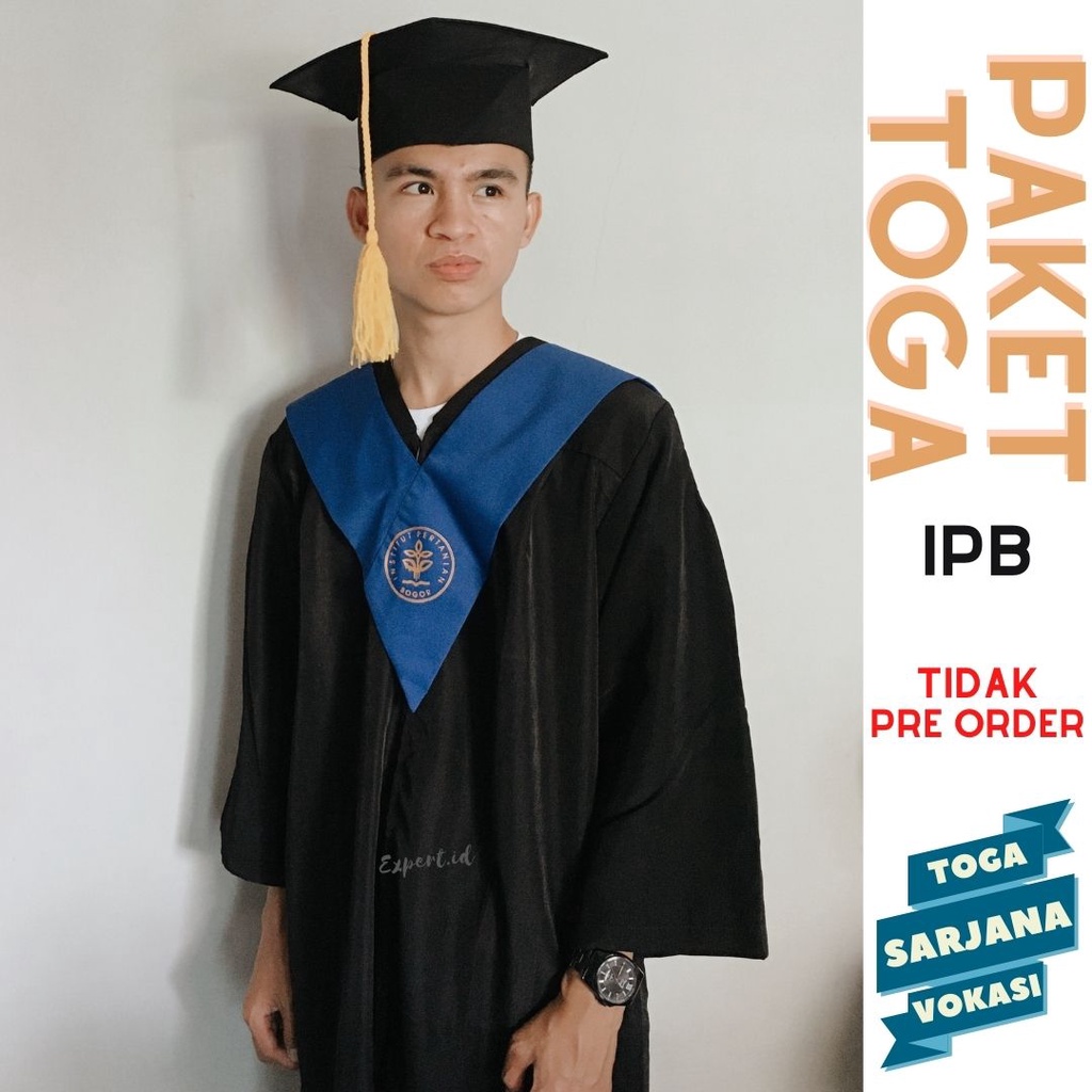 [LANGSUNG KIRIM] TOGA WISUDA SARJANA IPB / TOGA IPB / TOGA VOKASI DIPLOMA / TOGA WISUDA IPB