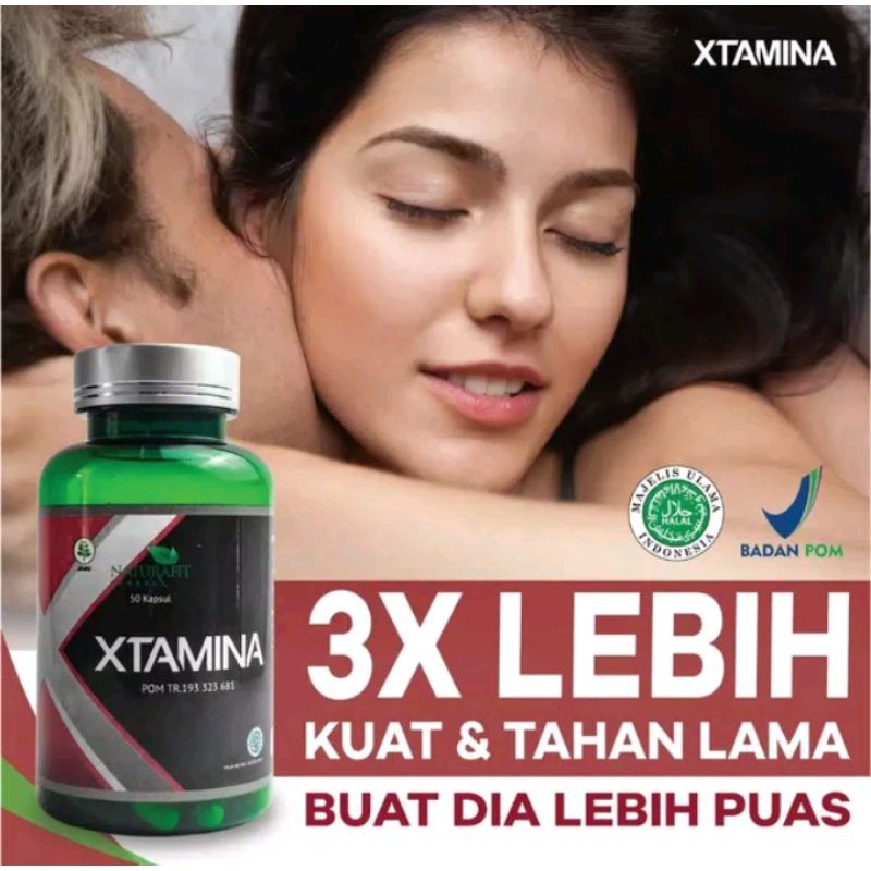 XTAMINA Obat  Suplemen Herbal StaminaPria Dewasa Sehat Terdaftar BPOM