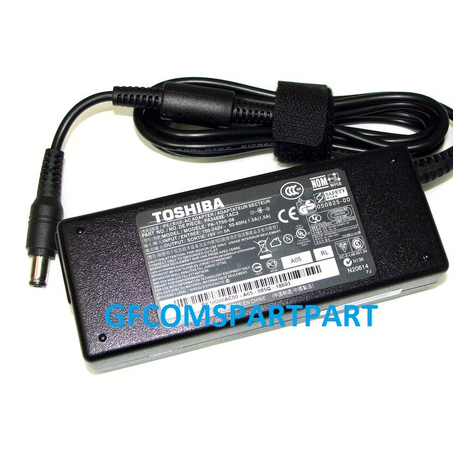 Di jual ORIGINAL CHARGER ADAPTOR LAPTOP TOSHIBA 19V 4.74A 90W / 5.5*2.5MM PA3516E-1AC3, PA-1900-04