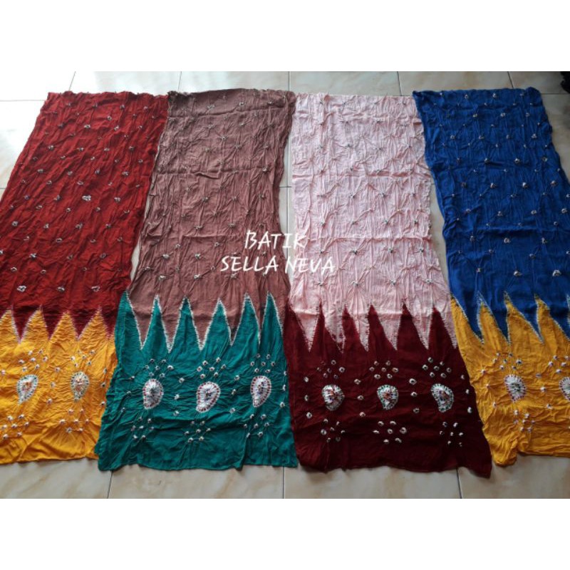 sampur tari jumputan handmade