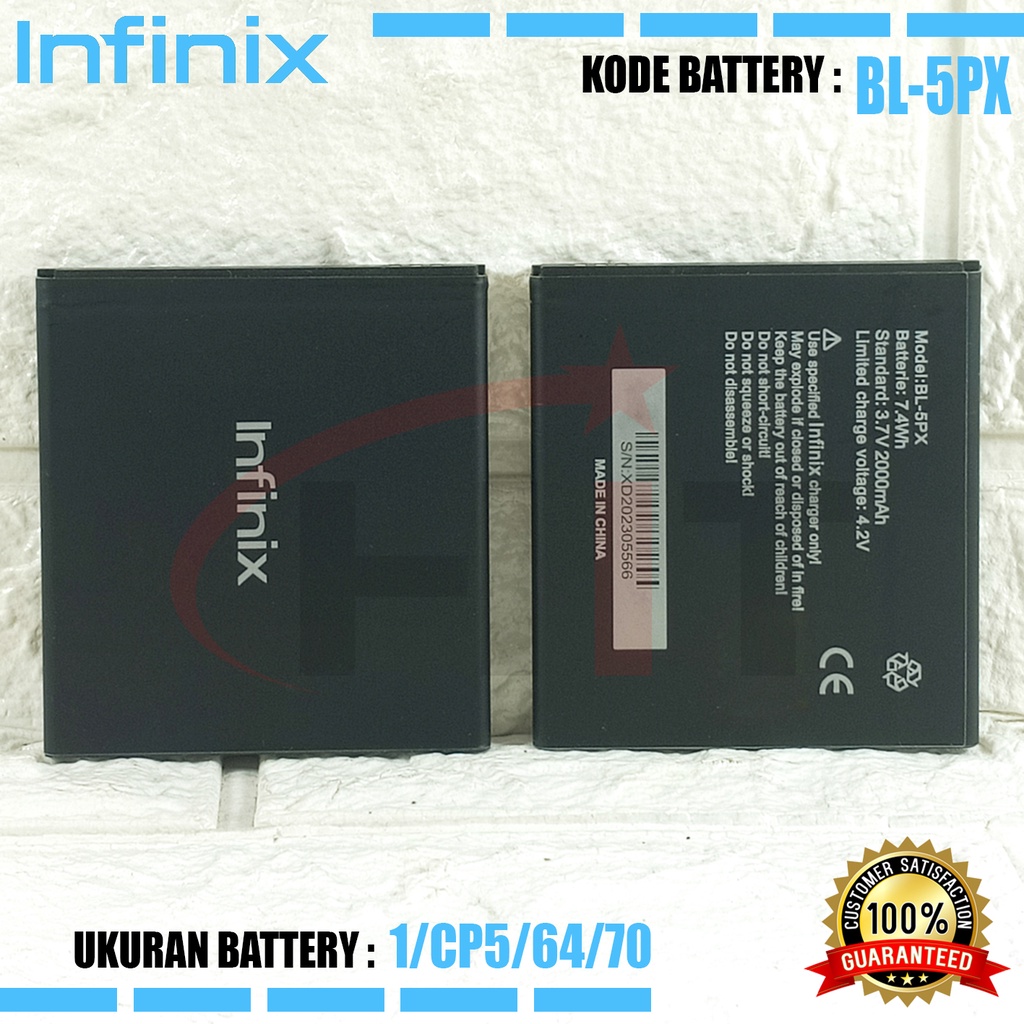 Baterai Battery Ori INFINIX BL-5PX BL5PX HOT Fire Api