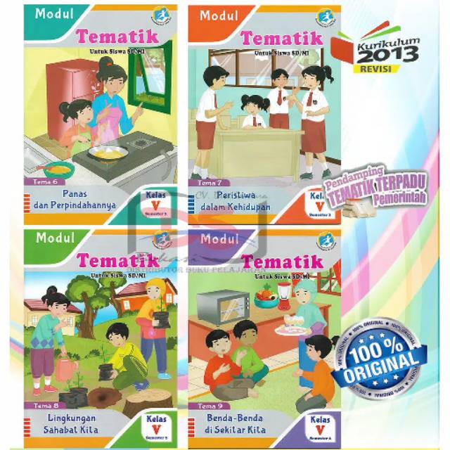Paket LKS / Modul Tematik Kelas 5 SD Semester 2 Kurikulum 2013