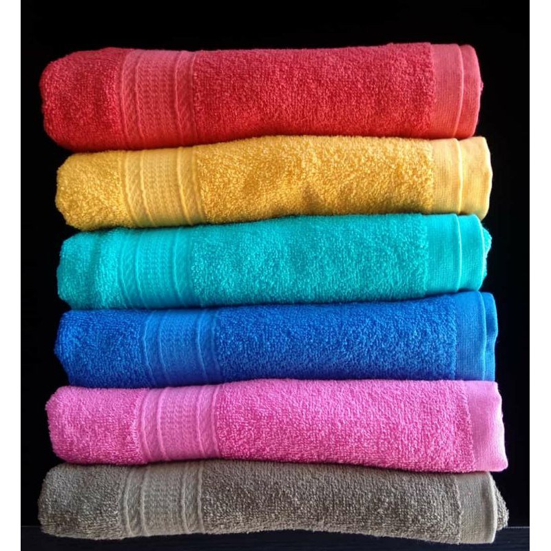 FM - Handuk mandi polos WARNA MUTIA 70 x 135 cm - full color