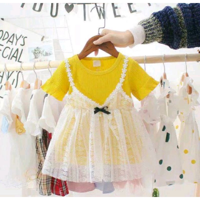 TERBARU DRESS BAYI  TUTU IMPORT PREMIUM /DRES TUTU ANAK PEREMPUAN /DRES LUCU BAYI /DRES LUCU ANAK PE