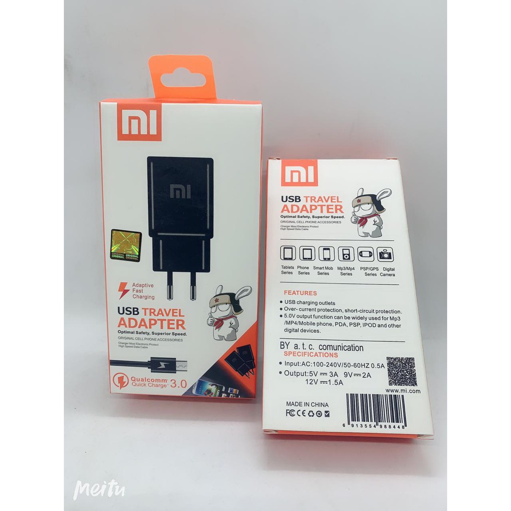 MI USB travel adaptor FAST CHARGING