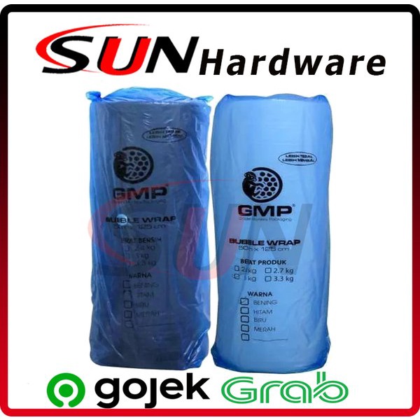 

Diskon Bubble wrap Plastik Buble 50 M x 125 CM Rol Hitam Putih Transparan Murah
