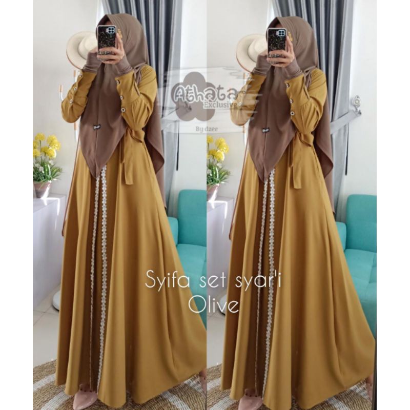 Syifa Set Syar'i Original By Athata