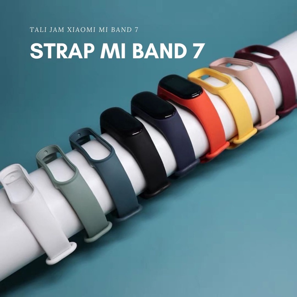 Strap Mi Band 7 Tali Jam Xiaomi Mi Band 7 Tali Pengganti Xiaomi Mi Band 7 NFC Polos