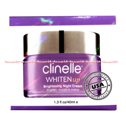 Clinelle Whiten Up 40ml Brightening Night Cream Krim Malam Wajah Clinele