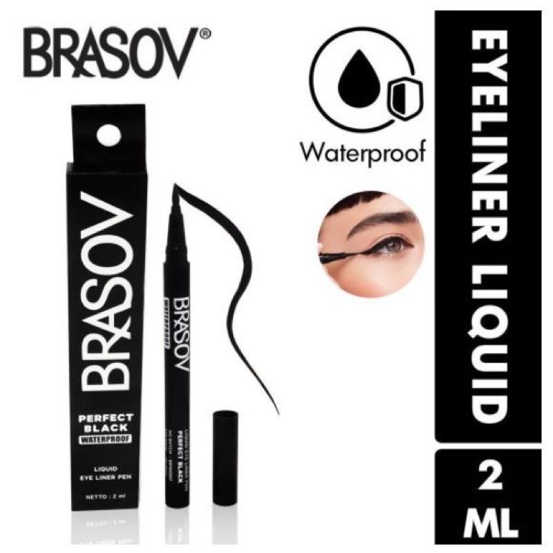 Brasov Perfect Black Liquid Eye Liner Pen | Eyeliner