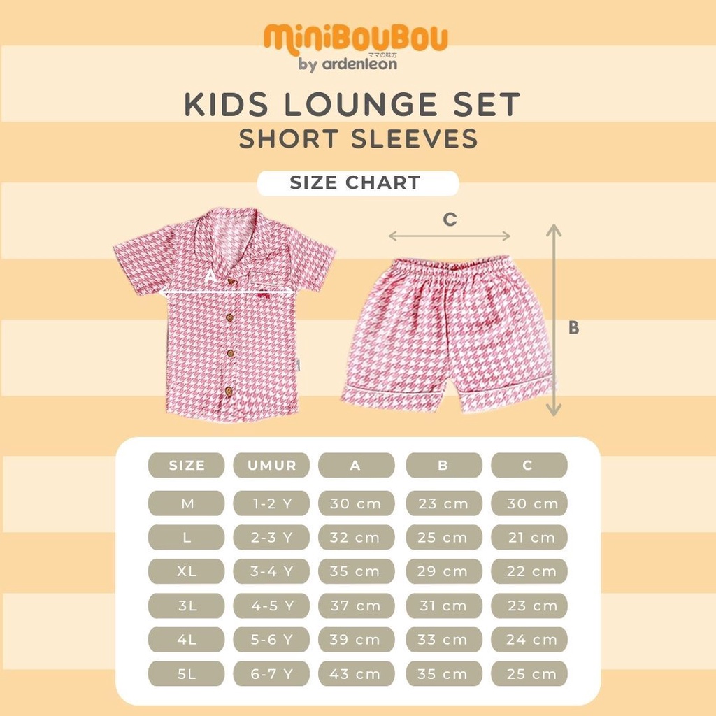 MINIBOUBOU - Kids Lounge Set SHORT SLEEVES