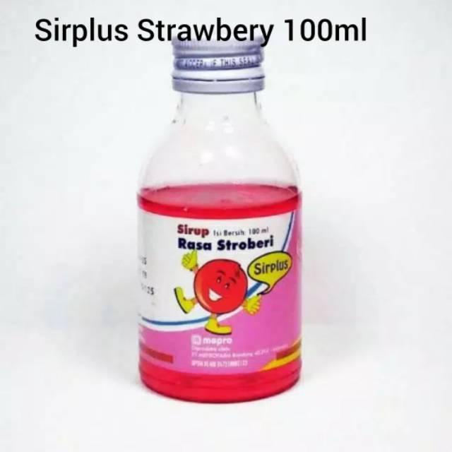 Sirplus sirup Strawberry 100ml