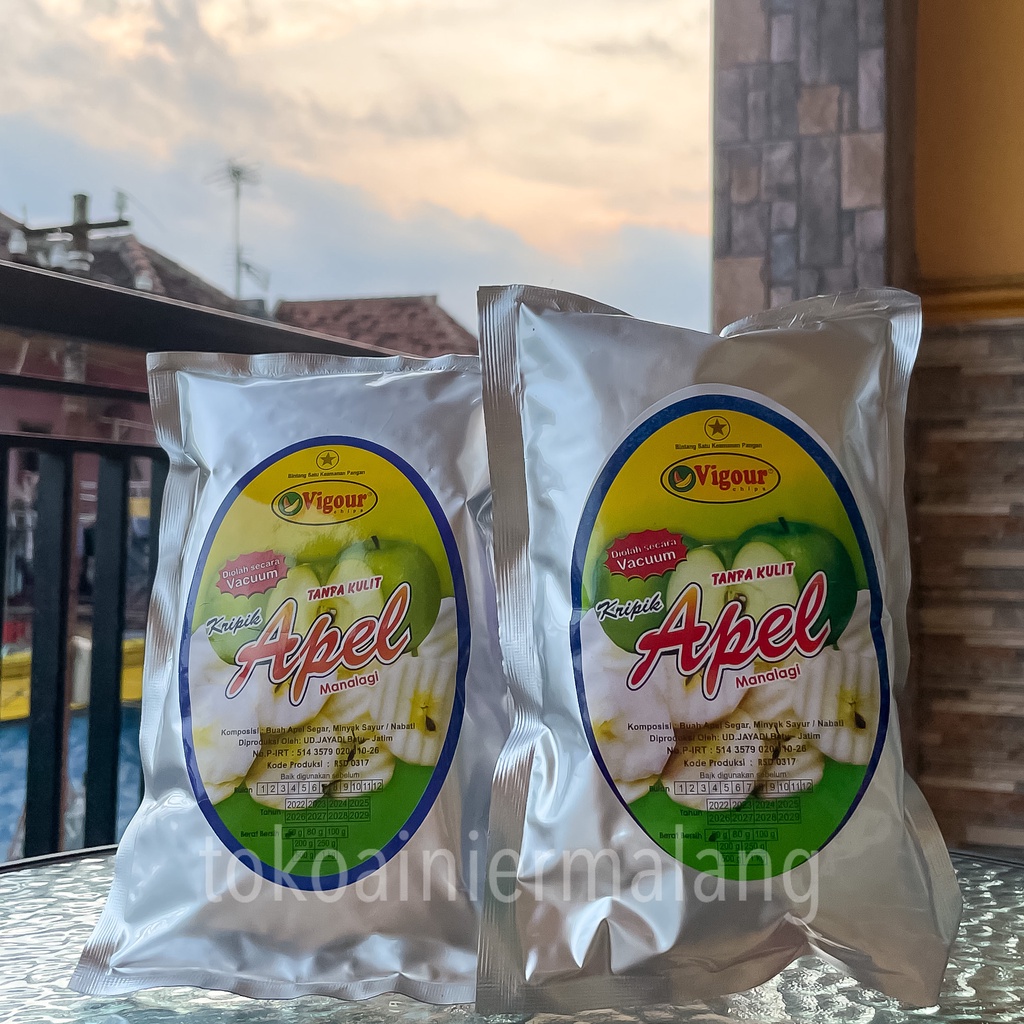 Jual Keripik Buah Vigour 50g Apel Nangka Salak Nanas Semangka