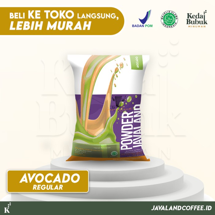 

BUBUK MINUMAN BUBBLE DRINKS 1KG RASA ALPUKAT