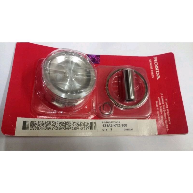 PISTON KIT SUPRA X 125 OS 0.25 KYZ