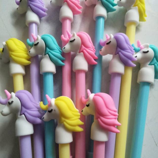 

Pulpen Unicorn Rambut Polos