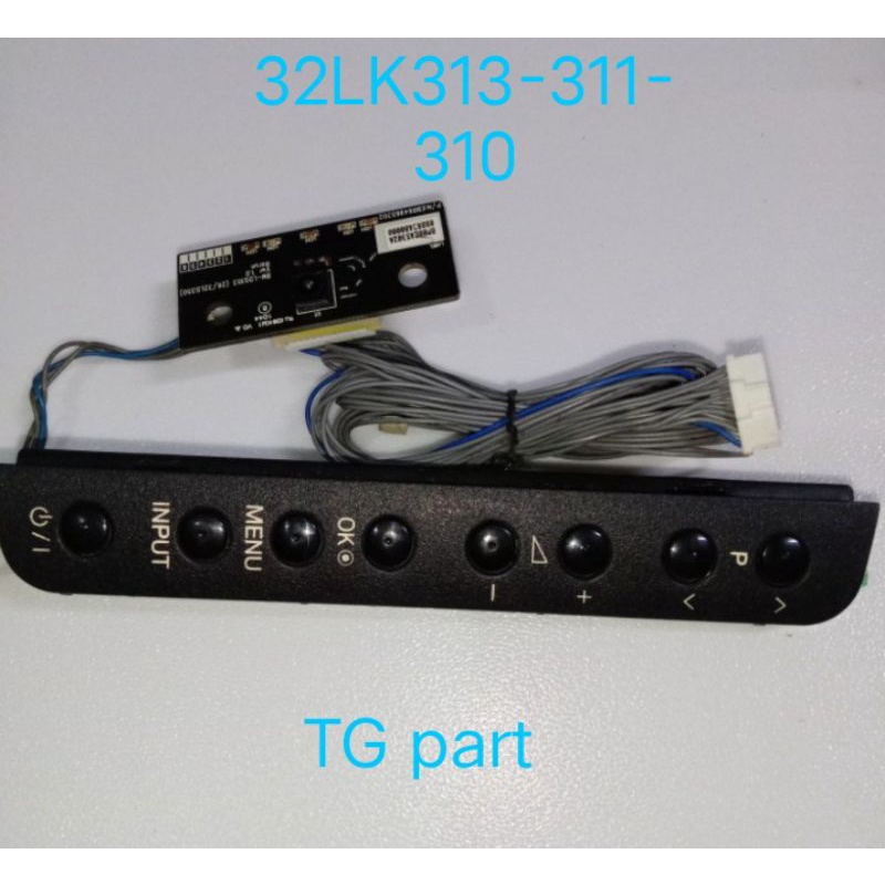IR sensor + tombol TV LG 32LK313-32LK311-32LK310-32LD330