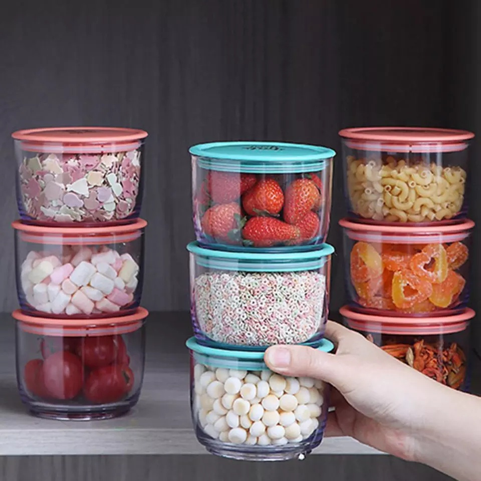 Toples B558 Toples  Toples Kue Permen Snack / Food Storage 330 ML /1 Set 3Pcs 990ml Toples Permen -SC