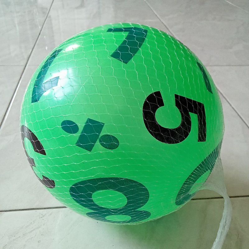 Bola Karet Motif Angka