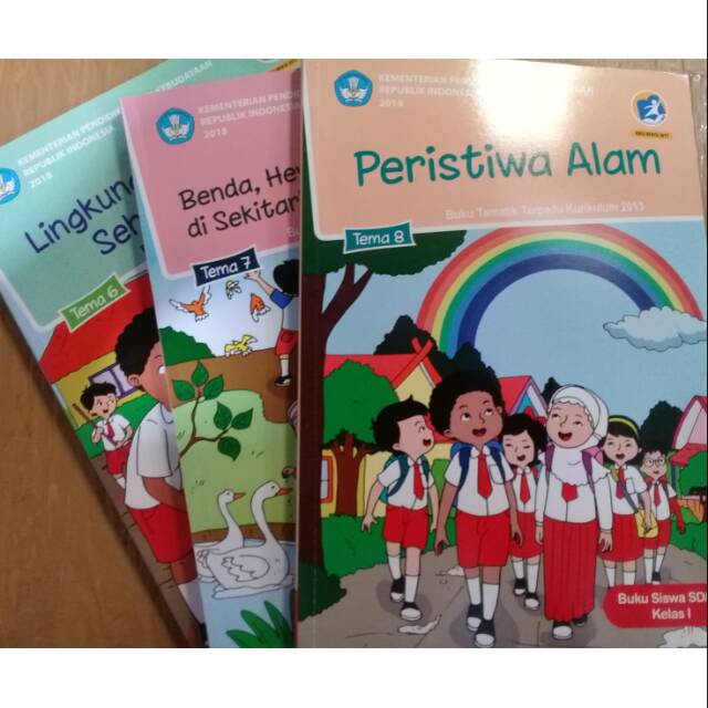 

Buku Tematik Terpadu Kelas 1 tema 6.7.8 1paket 3buku