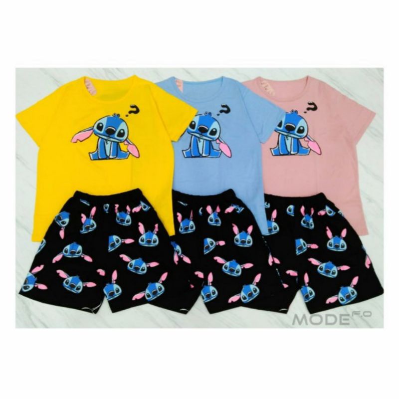 Setelan wanita stitch oreenjy