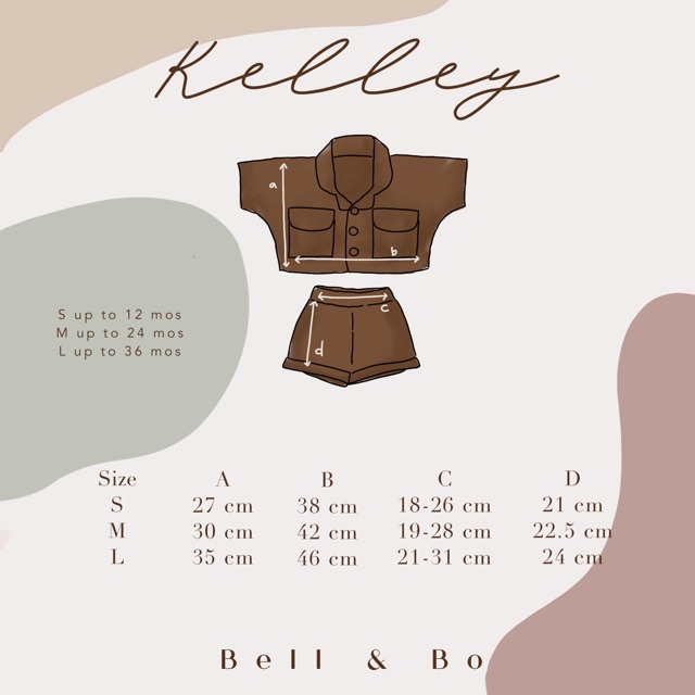 BELL &amp; BO - Kelley Set / Setelan Safari Anak