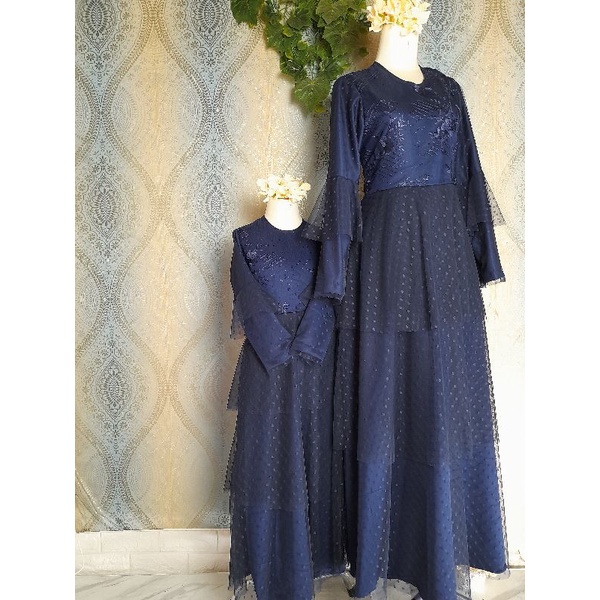 GAMIS BRUKAT MODERN // GAMIS IBU DAN ANAK FREE REQUEST SIZE // GAMIS TILE DOT // GAMIS TULLE DOTTY /