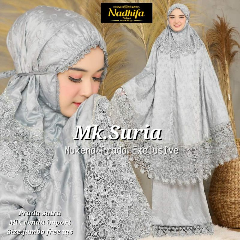 Mukena exclusive//mukena prada exclusive//mukena suria