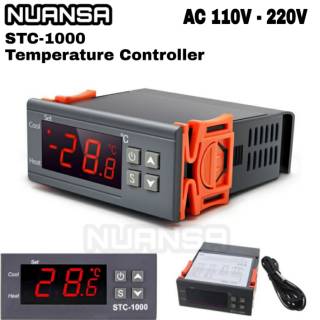 220V - Thermostat Digital STC 1000 Suhu Controller Incubator AC 220V Tetas Telur Pendingin Pemanas