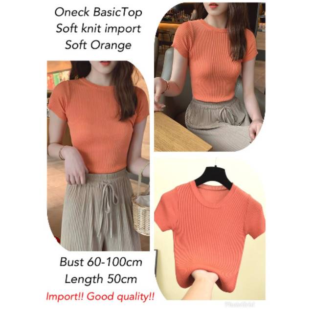 AFI ZN Oneck Basic Import Shopee Indonesia