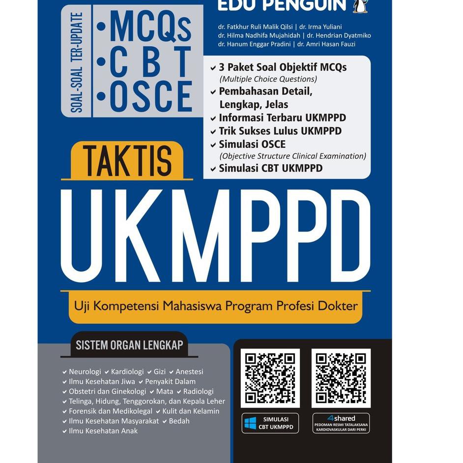 [⚡pelapak✔️] Buku TAKTIS UKMPPD -Uji Kompetensi Mahasiswa Program Profesi Dokter- (Edu Penguin)