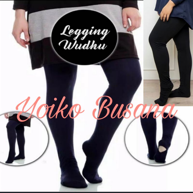 Legging Wudhu bahan spandek rayon super