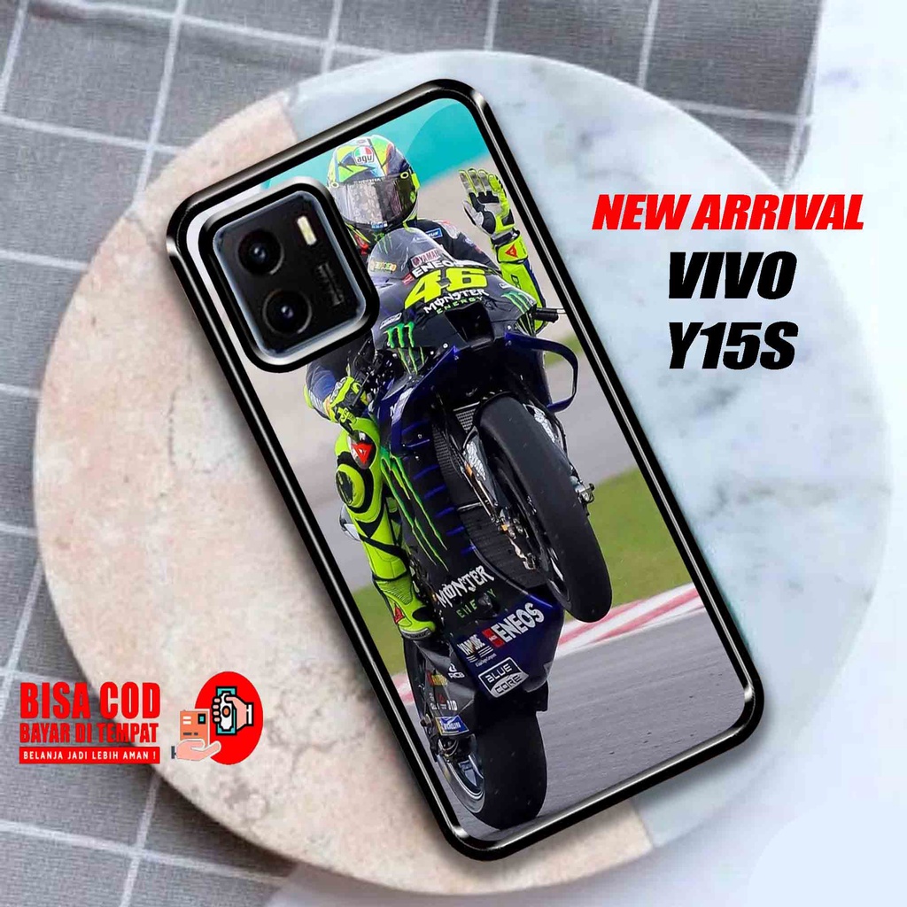 HK - Case VIVO Y15S Terbaru [ MOTIF MOTOR RACING ] - Casing VIVO Y15S - Casing Hp Mewah - Hardcase H