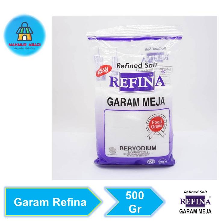 

Garam Refina 500gr || Makmur Abadi Official Store